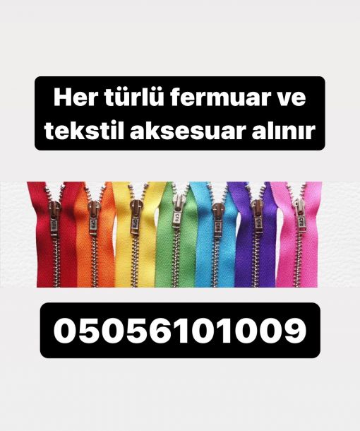  Hurda fermuar,metal fermuar ve tüm kemik plastik ve gizli fermuar alan firma,her türlü fermuar alınır